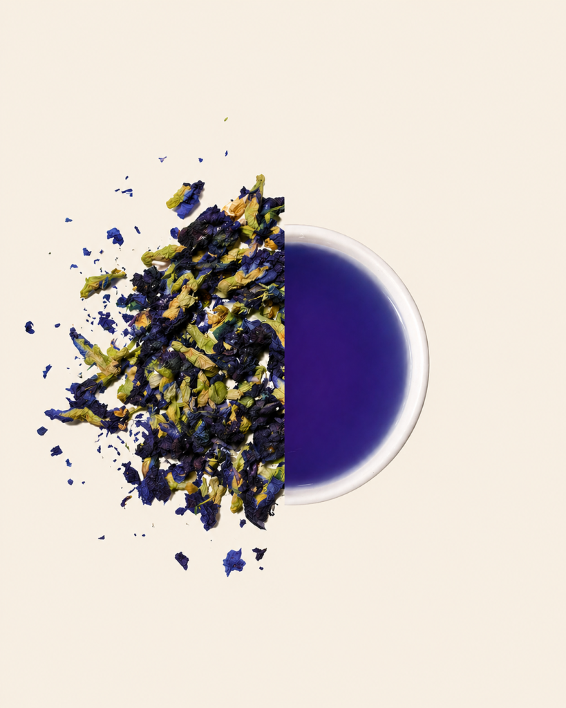 Blue pea tea