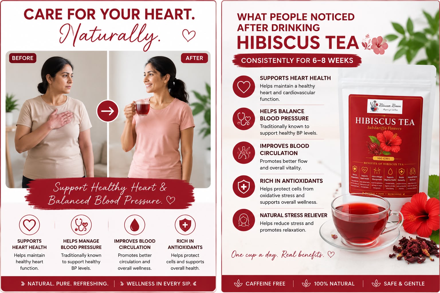 Hibiscus Tea | Premium Herbal Tea by Blossom Brews - Image 5