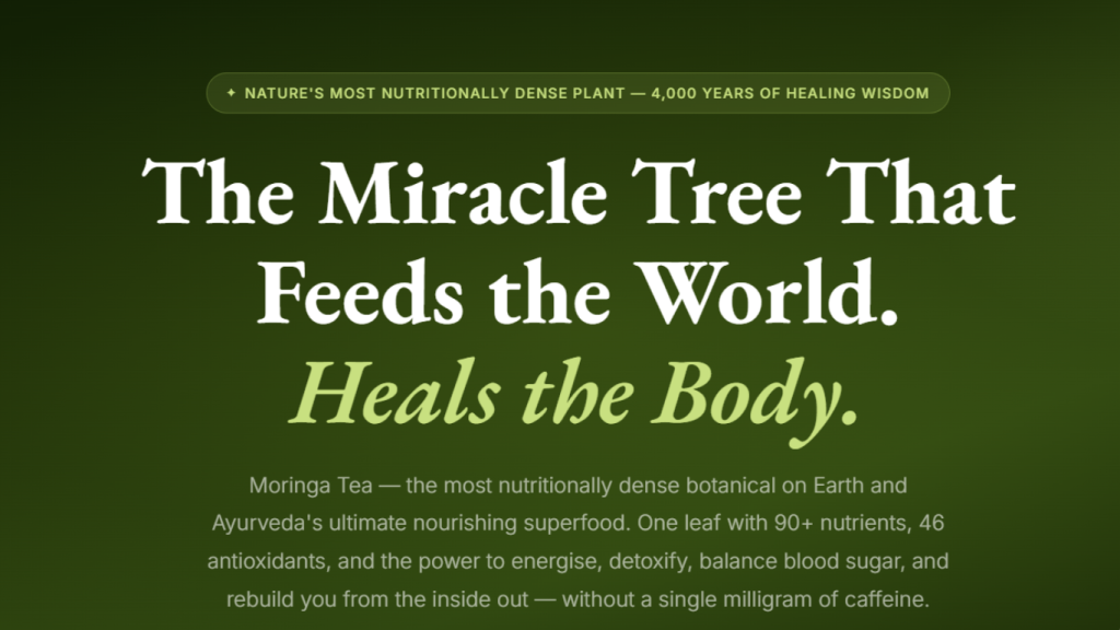 moringa benefits